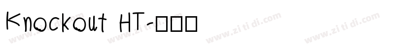 Knockout HT字体转换